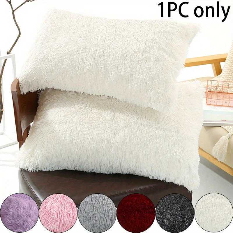 Pillow Case 1pc Faux Fur cases Velvet Super Soft and Cozy Wrinkle Fade Resistant with Zipper Closure Bed Cases C251028