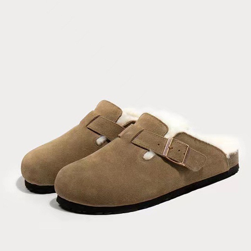 Hot new free shipping deisgner slippers for womens flat slippers khaki brown New fashionable and versatile flat slippers