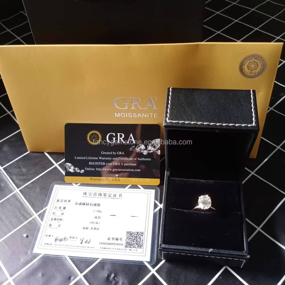 18K Solid White Gold Custom Jewelry Ring with 2CT Emerald Cut Main Stone Elegant Trapezoid Shape Moissanite White Gold Matched