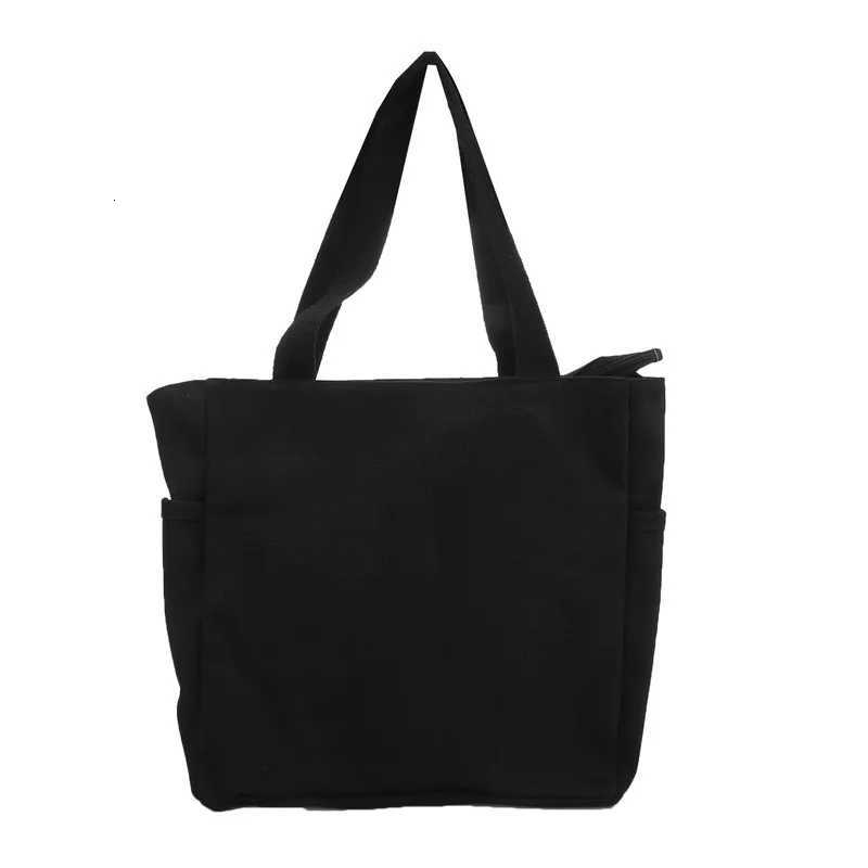 Large Capacity Canvas Tote Bags For Work Commuting Carrying Bag College Style Student Outfit Book Shoulder BagW251028