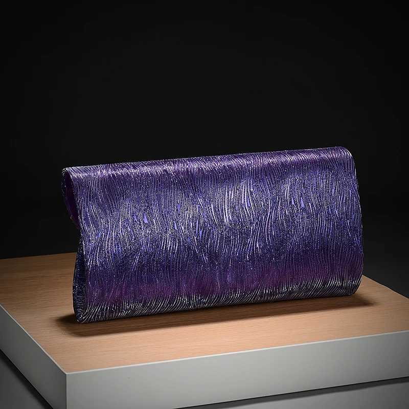 Fashion Women Evening Bag Classy Crossbody Single Shoulder Bags Velvet Envelope Handbag Wedding Dress Purses Party Clutch Bags H251027