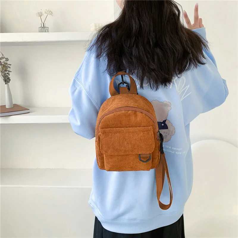Mini Backpack Square Bag Korean Version Fashionable Sweet Shoulder Bag Females Schoolbag Stylish Simple Crossbody Bag CasualW251028