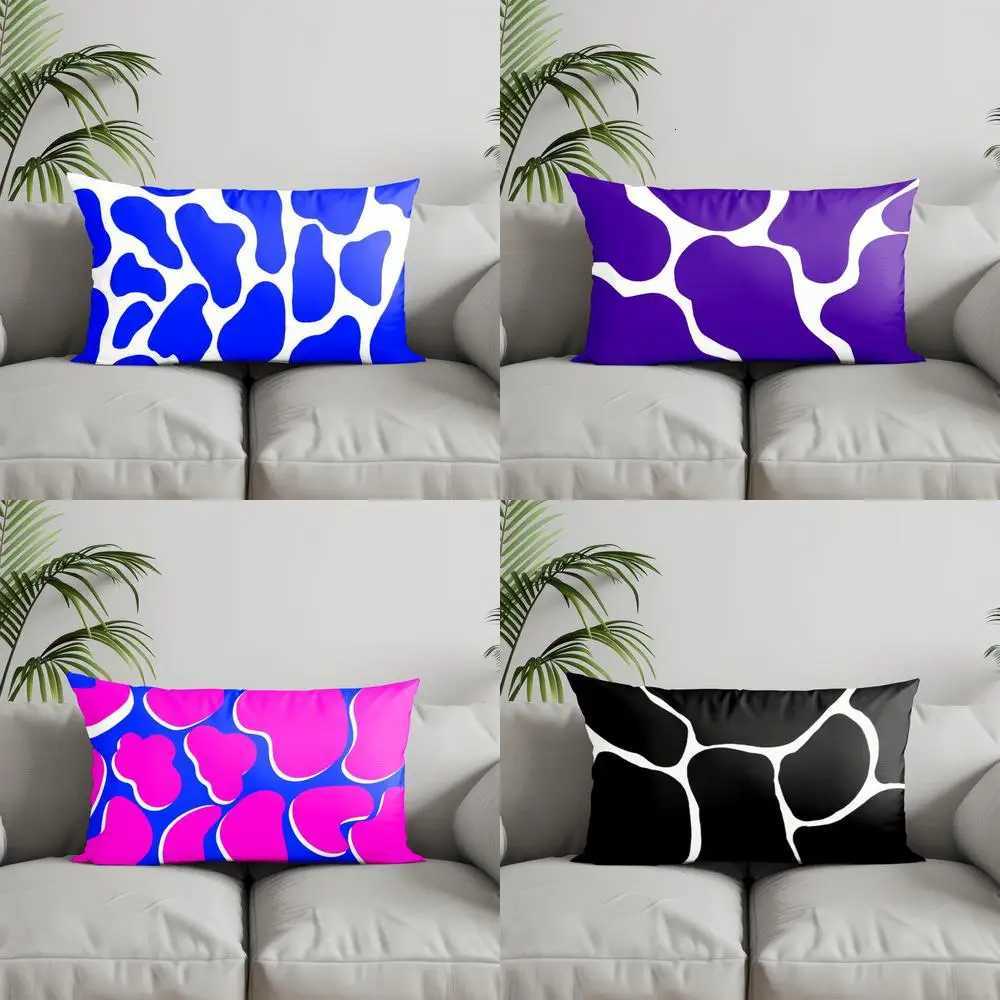Pillow Case Home Decor Colorful Abstract Pattern s Suitable For Sofa Bedroom Car Cover Cushion Rectangular Back Cushion C251028