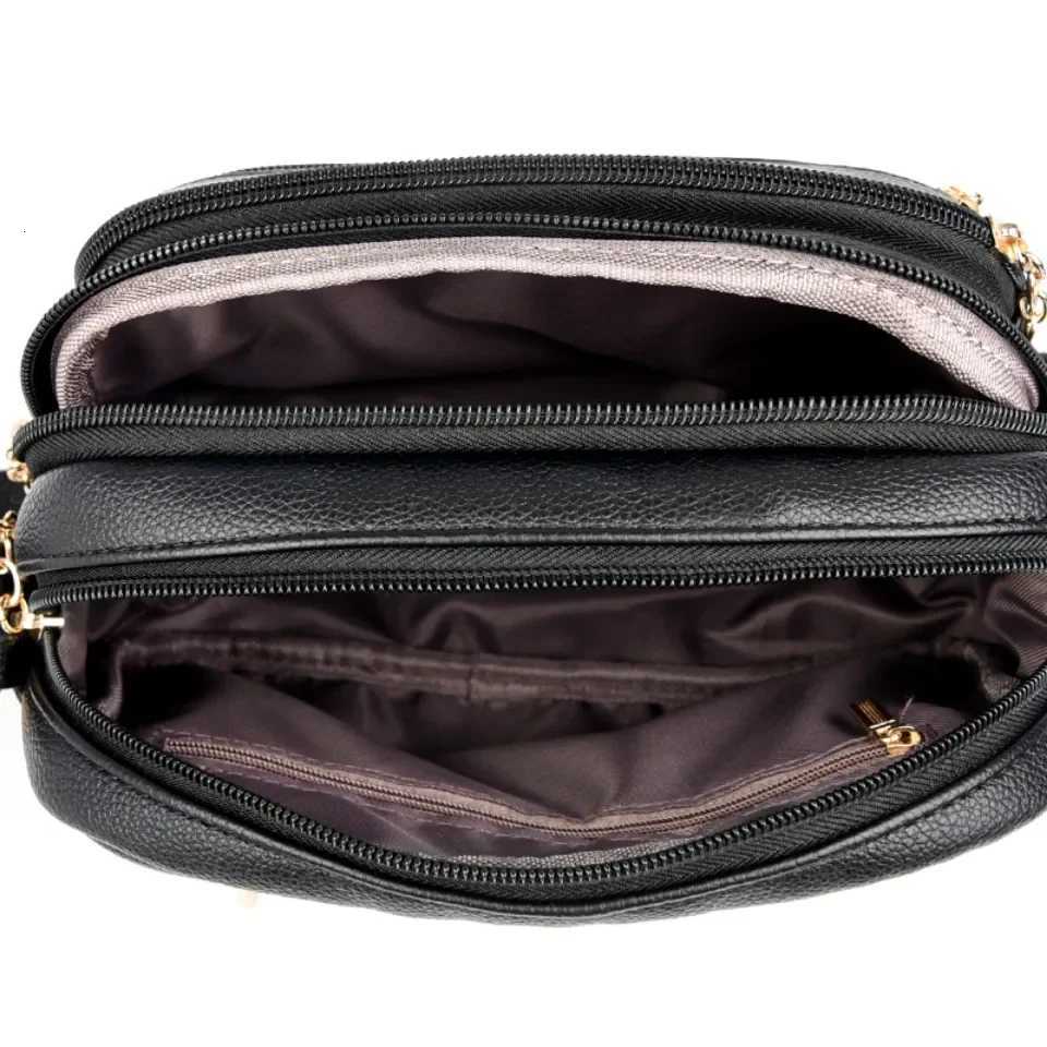 High Quality Soft Leather Purse Fashion Women Shoulder Messenger Bag Multipocket Wearresistant Bag Luxury Ladies Handbag SacT251028