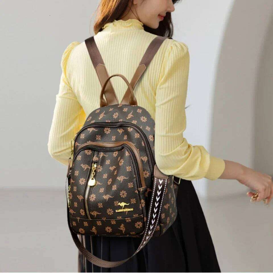 Designer Bags New Classical Fashion High Quality Soft Leather Travel Backpack Women Large Capacity Shoulder Bags School Bag Backpacks Hot Selling