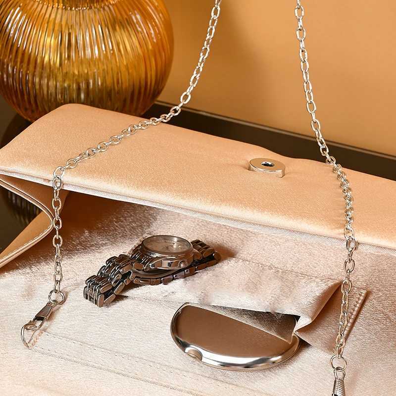 Handmade Golden Embroidery White Pearl Shoulder Hand Bag for Women Girls Wedding Party Clutch Evening Bag H251027