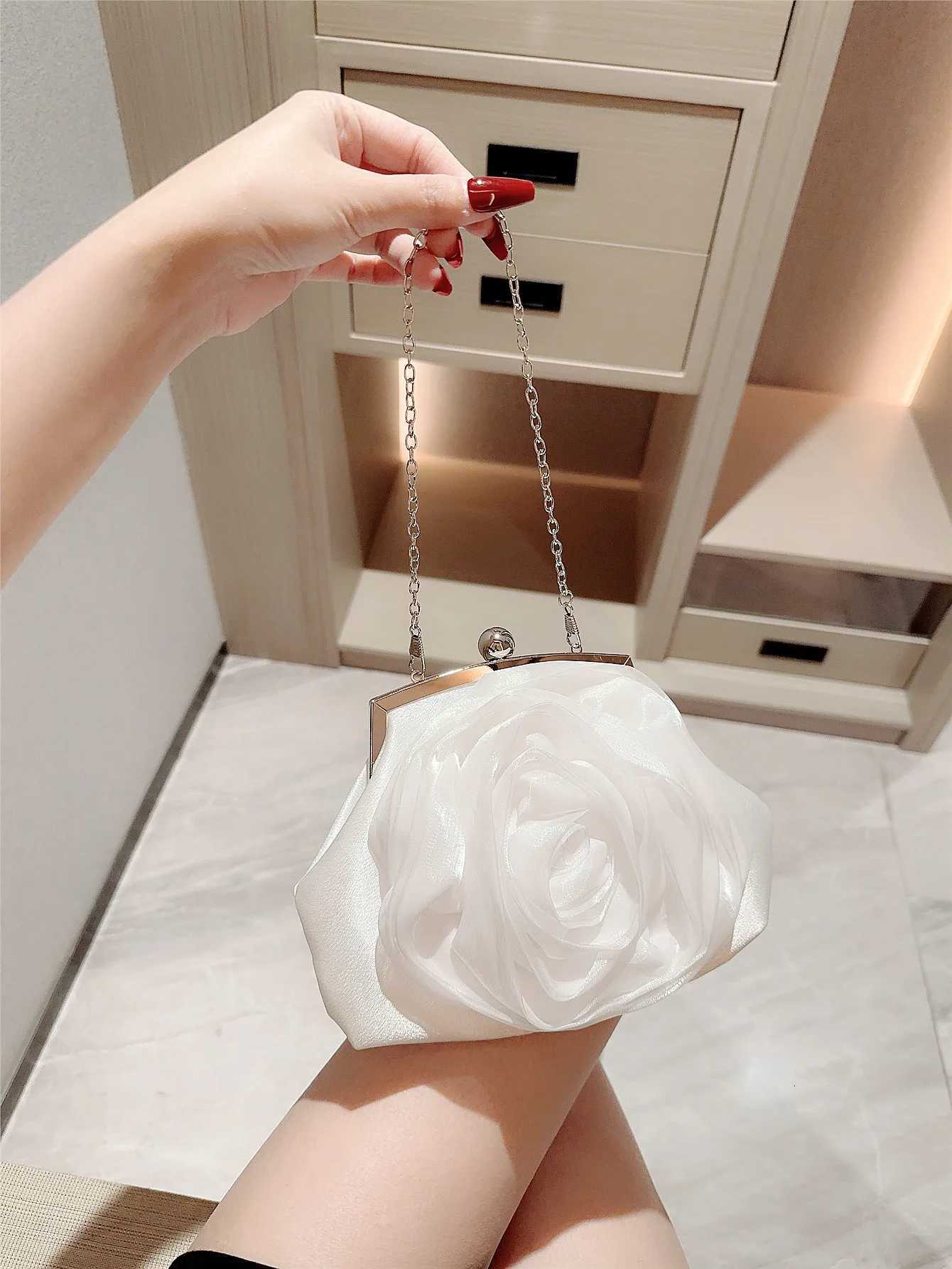 Romantic Dinner Handbag Wedding Bag Banquet Handbag Flower Fairy Bag Classy Dress Bag Chain Bag H251027