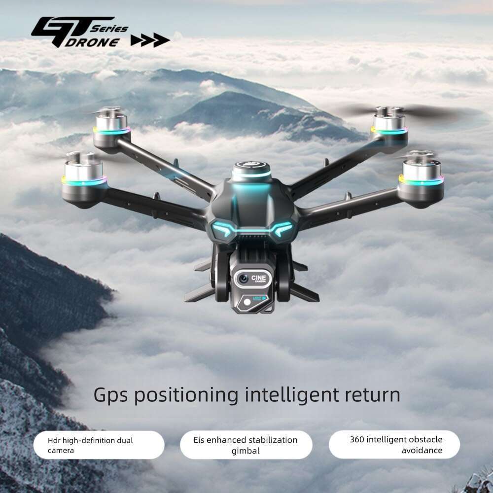 New Brushless Obstacle Avoidance With Screen Drone GPS HD Professional Aerial Remote Control Aircraft Kids Toys