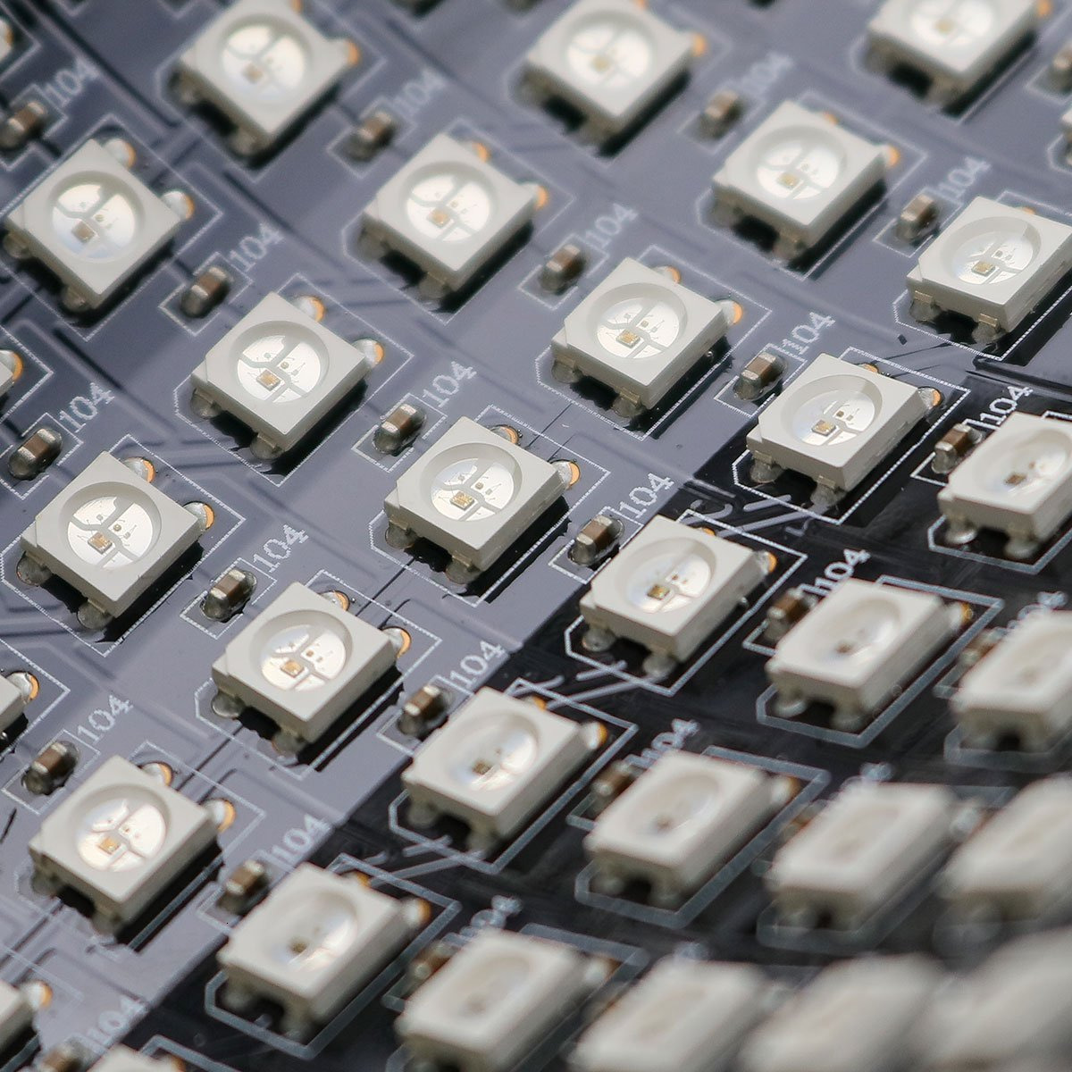 Flexible full-color RGB pixel screen WS2812B SK6812 dot matrix display 8x32 16x16 8x8