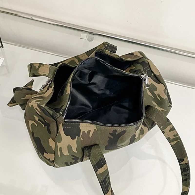 Fashionable Large Capaci oulder Bag Underarm Star Leopard Print Spicy Girl Y2K Single Shoulder Bag Soft Nylon Womens HandbagW251028