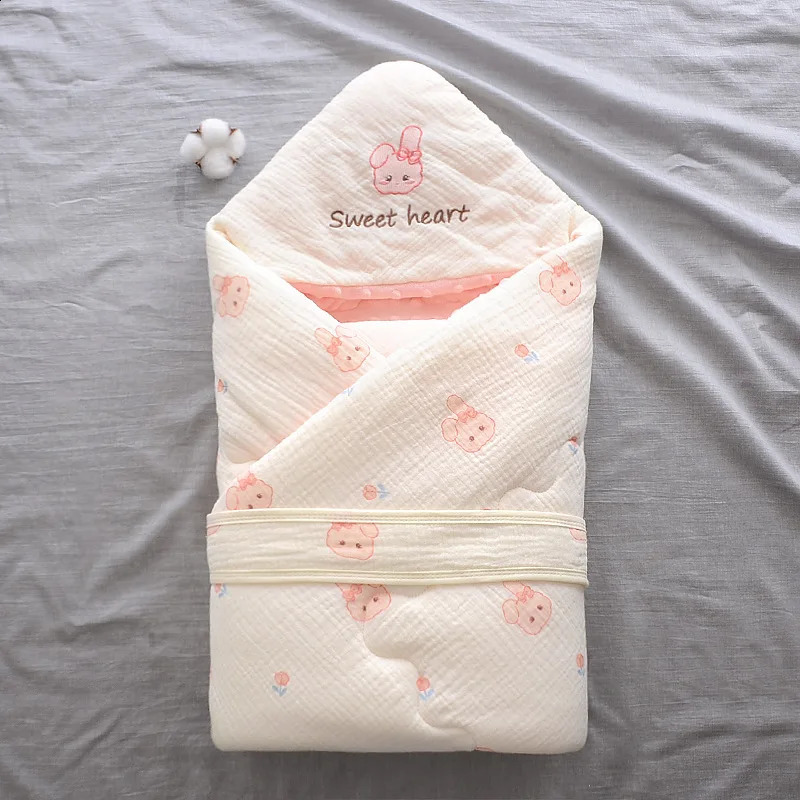 Pure Cotton Autumn and Winter born Baby Plus Cotton Quilt Thick born Baby Winter Blanket for Outing in The Delivery Room 251027