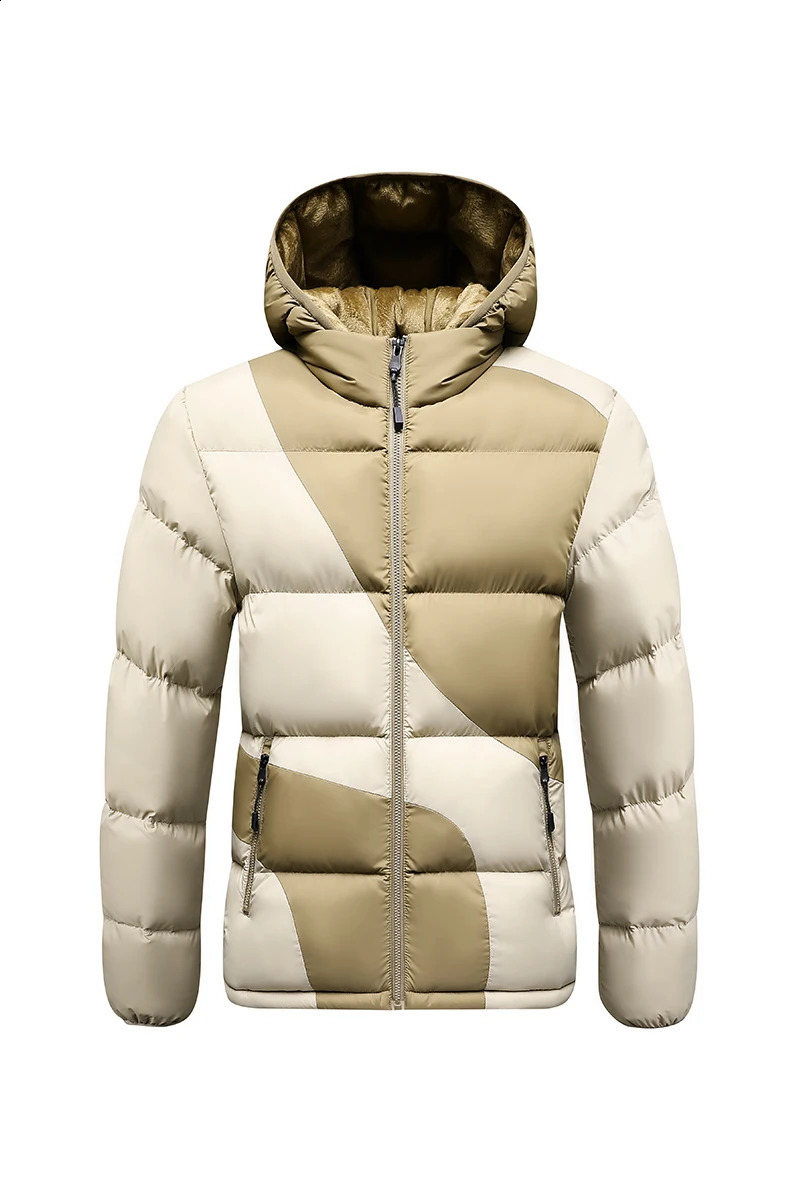 Winter Mens Casual Jacket Cotton Coat Climbing Hunting Hooded Warm Man Parka 251027