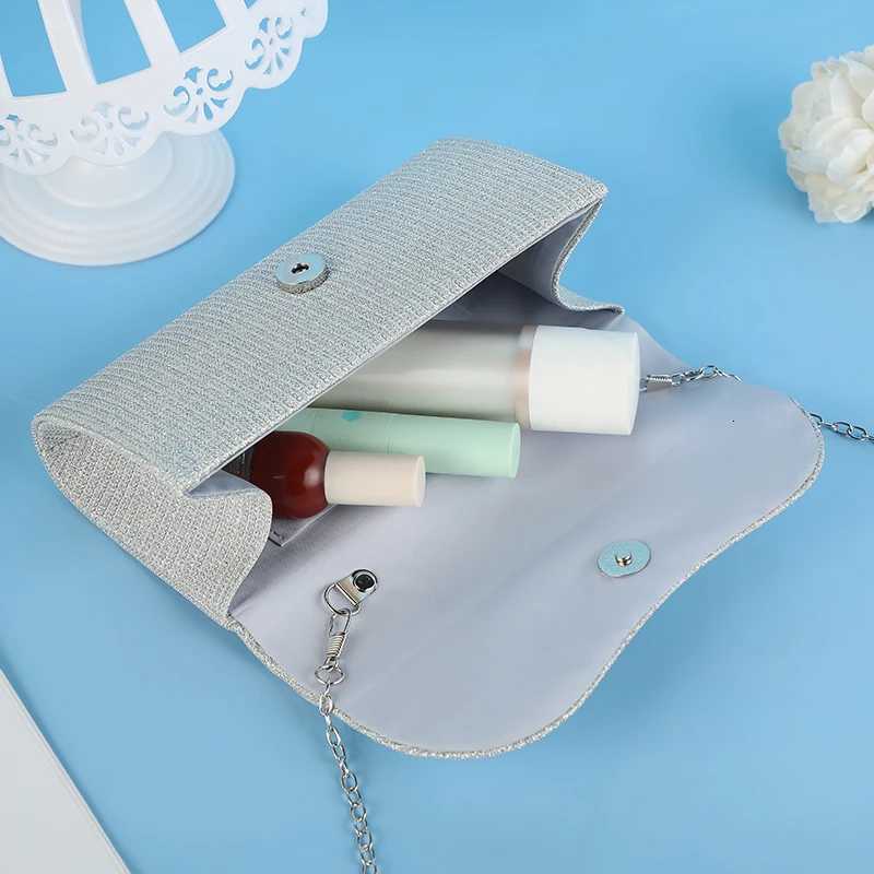 Textured Wavy Frame Clutch Handbag One Shoulder Slung Manual Hot Drilling Process Evening Bag H2510271