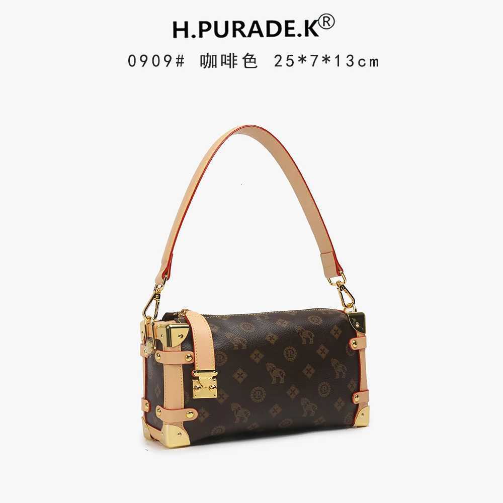 2025 Coffee Brown Crossbody Bag for Women Strap Shoulder Purse Stylish Underarm Handbag Lightweight Small Casual ST251028