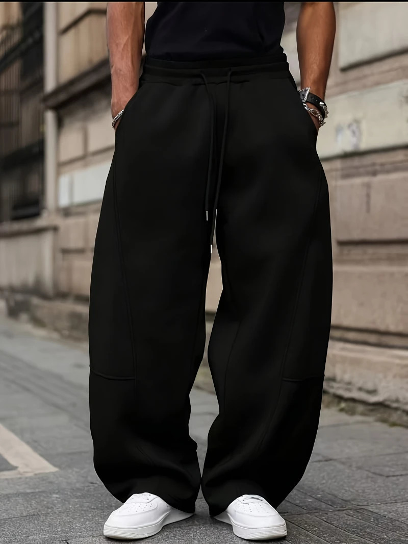 Sweatpants High Street Hip Hop Casual Pants Men Harajuku Y2K Oversized Sport Winter Fall Super Handsome Mens Straight Leg 251027