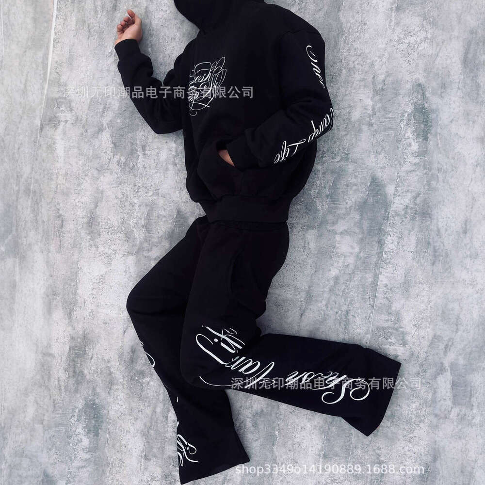 American Dark Y2K Letter Print Top High Street Gothic Trendy Outfit