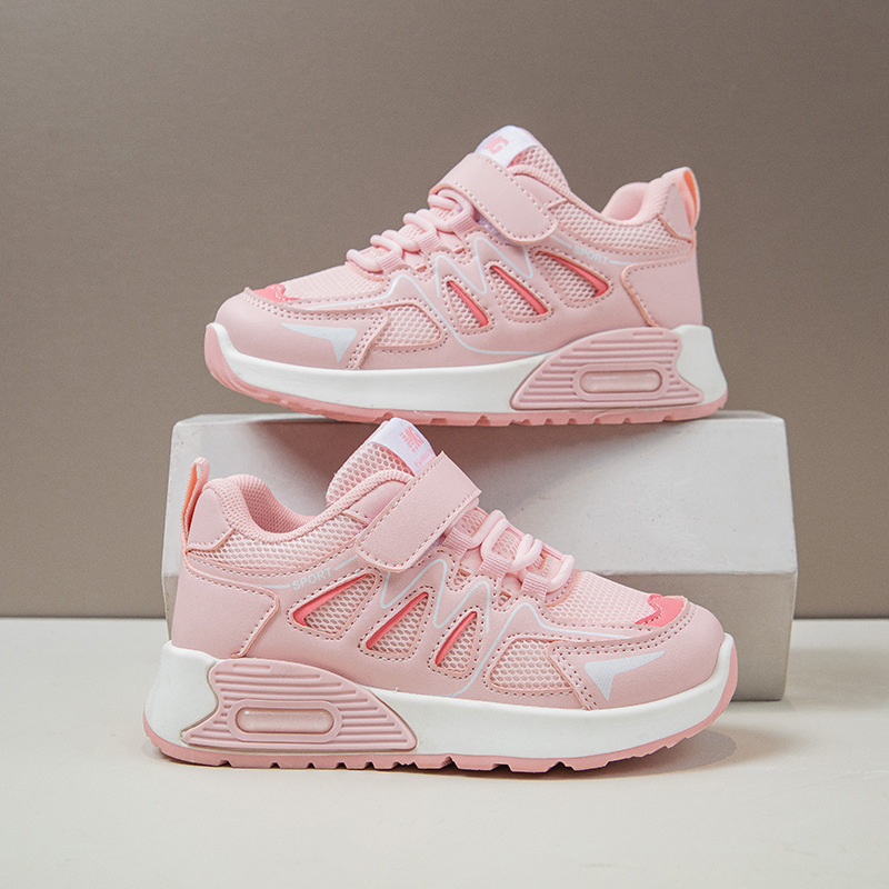 New design Shoes Children's Sports Shoes New 2025 Spring/Autumn Comfortable Children's Double Net Boys' and Girls' Fashionable Cas