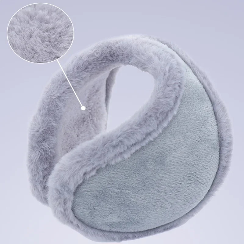 Thicken Adult Men Women Winter Velvet Keep Warm Fur Fleece Earmuffs Fashion Plush Cloth Wrap Cover Ear Muffs Band Warmer Earflap 251027