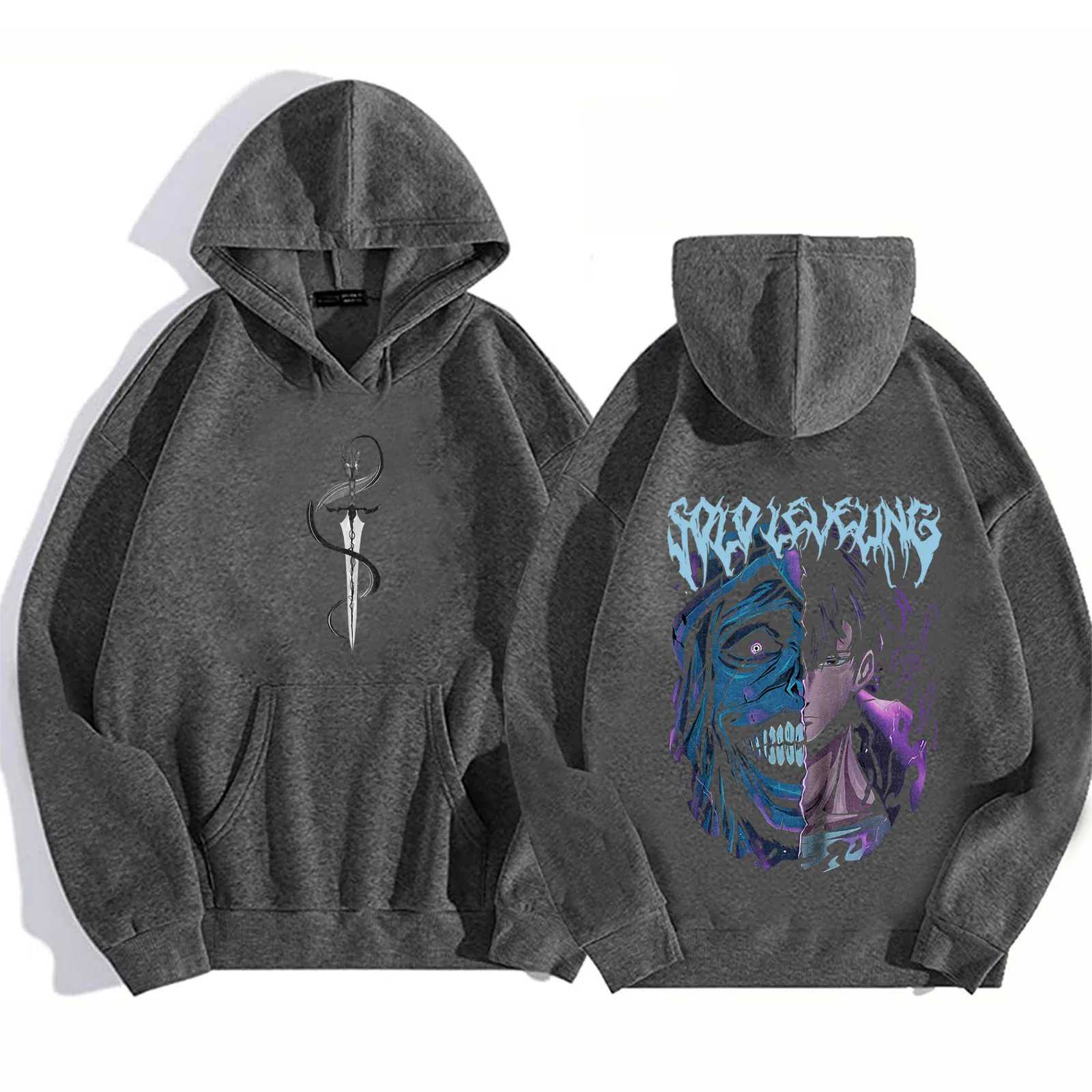 Solo Leveling Statue of God Hoodie Sung Jinwoo Hoodie Anime Graphic Tees Anime Sweatshirts Women Men Gift StreetwearXJ251028