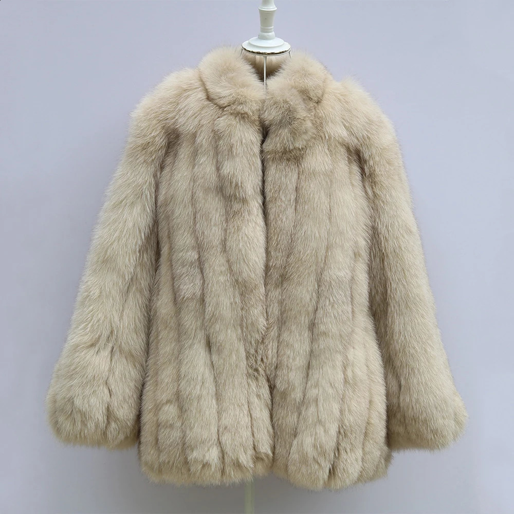 Real Fur Coats Women Natural Real Fur Jackets Winter Outerwear Women Fox Fur Coat High Quality Fur Clothes 251027