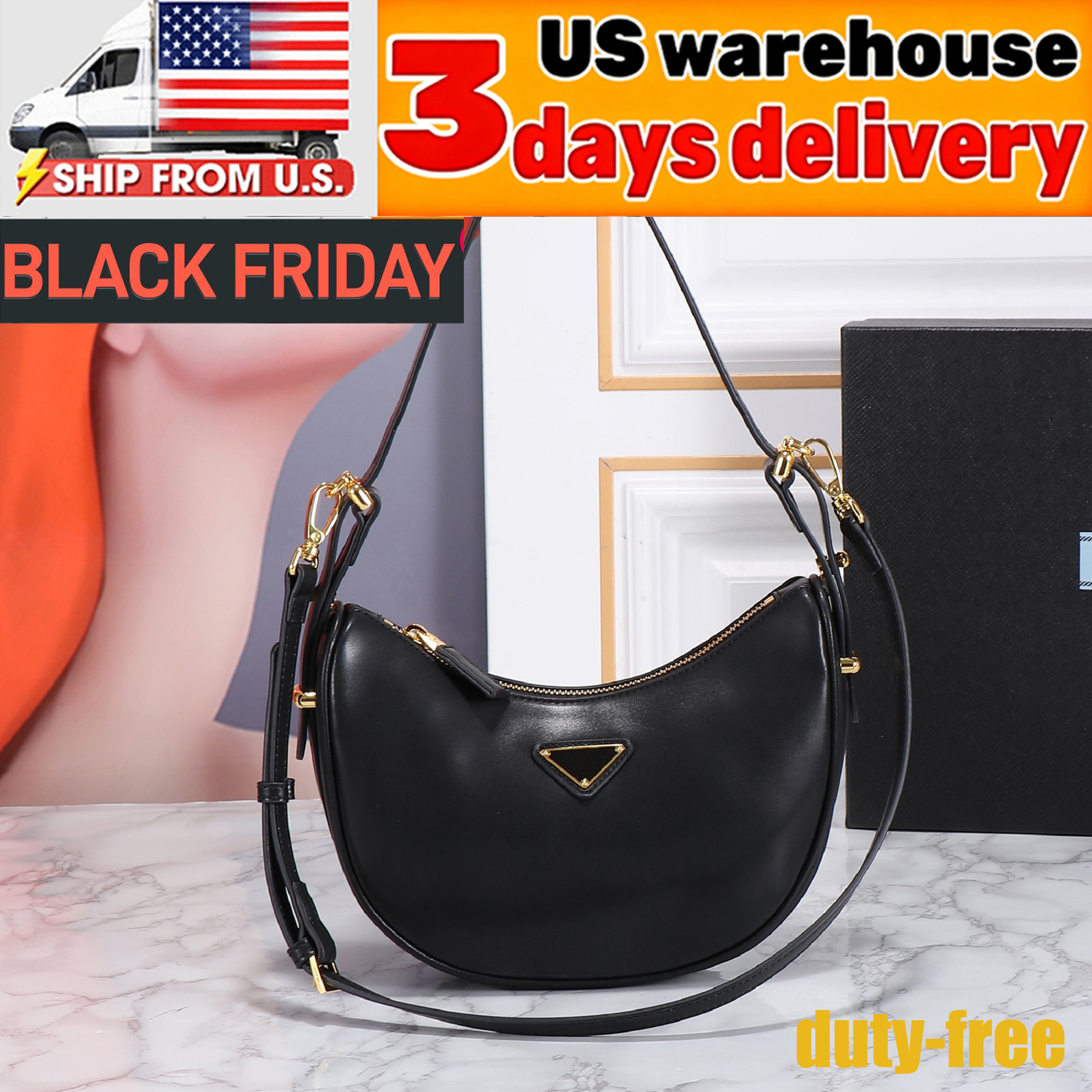 Designer Bags Tote Bag r Women, Luxury Leather Shoulder & Crossbody Bag, Multi-pocket Wallet Insert, Handbag Crossbody Bags Leather Half Moon Cross Body Handbags Totes