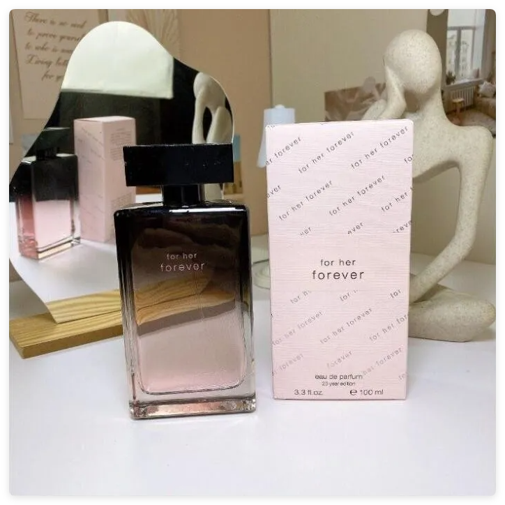 New For Her Perfume 100ml Musc Noir Rose Perfumes Women Fragrance 3.3fl.oz Eau De Parfum Long Lasting Good Smell EDP Floral Woman Cologne Spray Body M