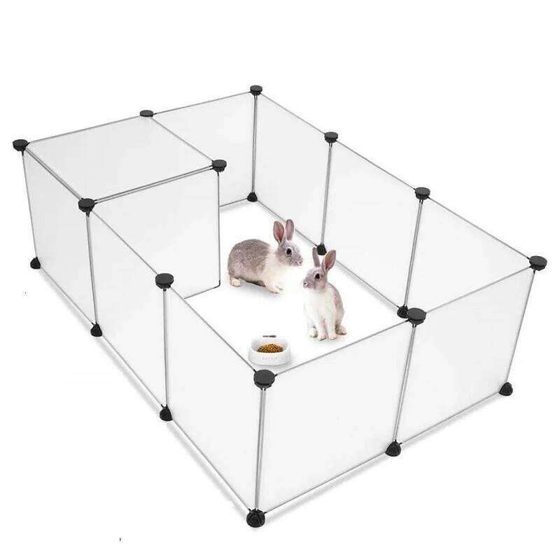 designer brand Playpen DIY Small Pet Freely Combined Foldable Cage Yard Fence for Dog Cat Kitten Rabbit Guinea Pig Bunny Hedgehogs
