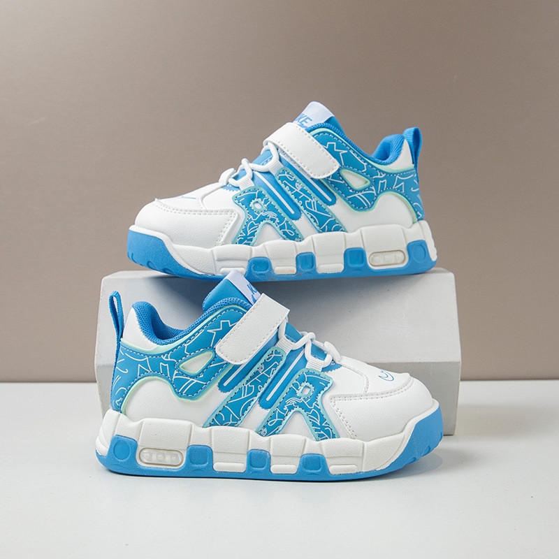 New design Shoes Children's sports shoes Fashion Autumn and Winter New Boys' Running shoes Leather soft soles Big Kids Boys' Casual Sho