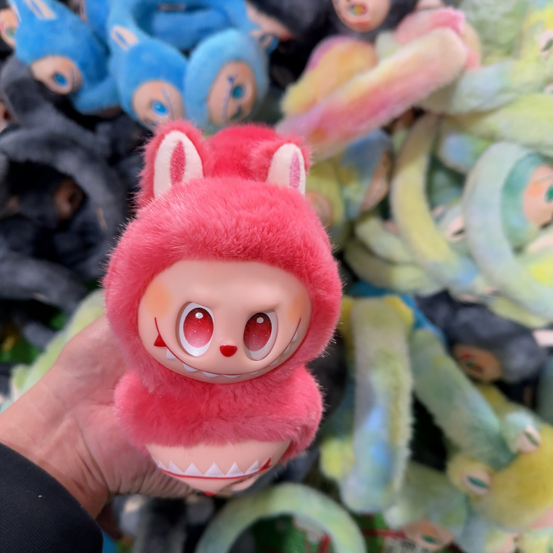 Kawaii Labubu Plush Earmuffs Ultra-Soft Monster Headband, Warm Winter Ear Protection, 10+ Candy Colors