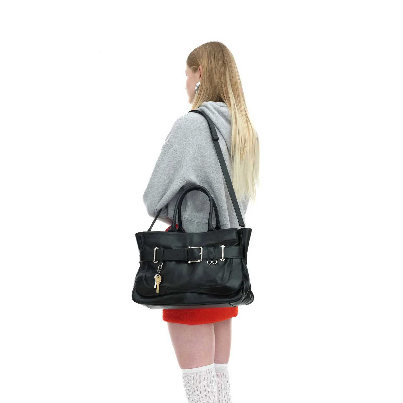 TOTE BROCLE STE BLACK Punk Style New Luxury Designer Large Handbags Fiable Crossbody Work Bag for Unisex Y251028