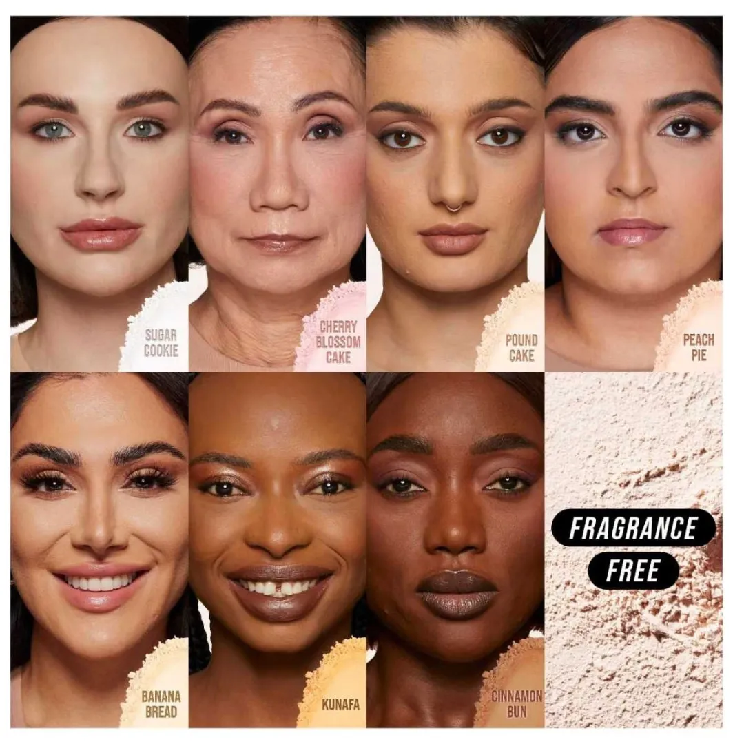 HUDA Beauty 4 Colors Makeup Setting Powder 20g Face Loose Baking Setting Powder Poudre Easy Bake Fixation Natural Face Finishing Beauty Cosmetics