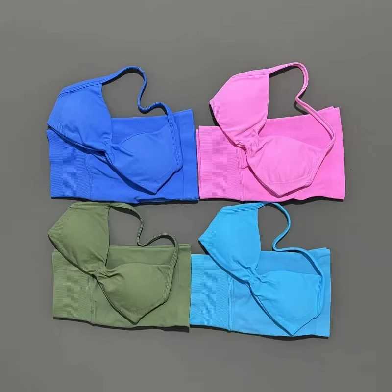 2Pcs Gym Set Women Backless Tank Tops High Waist Scrunch Seamless Shorts Gym Suit Fitness Clothes Activewear Workout SetsXJ251029