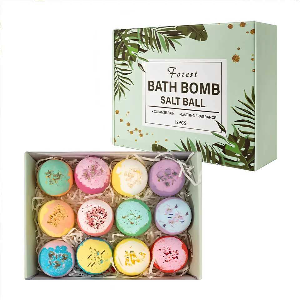 12pcs Bath Bomb Gift Box Body Care Spa Bath Rich in Essential Oils Moisturizing Dry Skin Suitable for Women and Men L251029