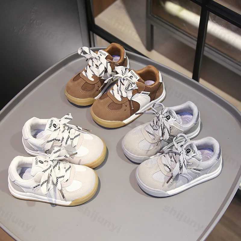 Children Sneakers Board Mesh Breathable 2025 Girls Fashion Boys Antislip Kids Casual Toddler Outdoor Running Shoes H260130