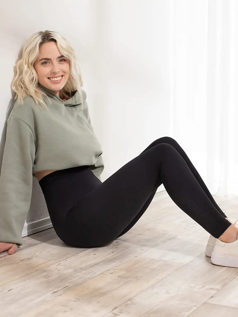 Women High Waist Shaper Leggings Belly Control Body Slimming Control Shapewear Silicone NonSlip Pants Waist Trainer 251029