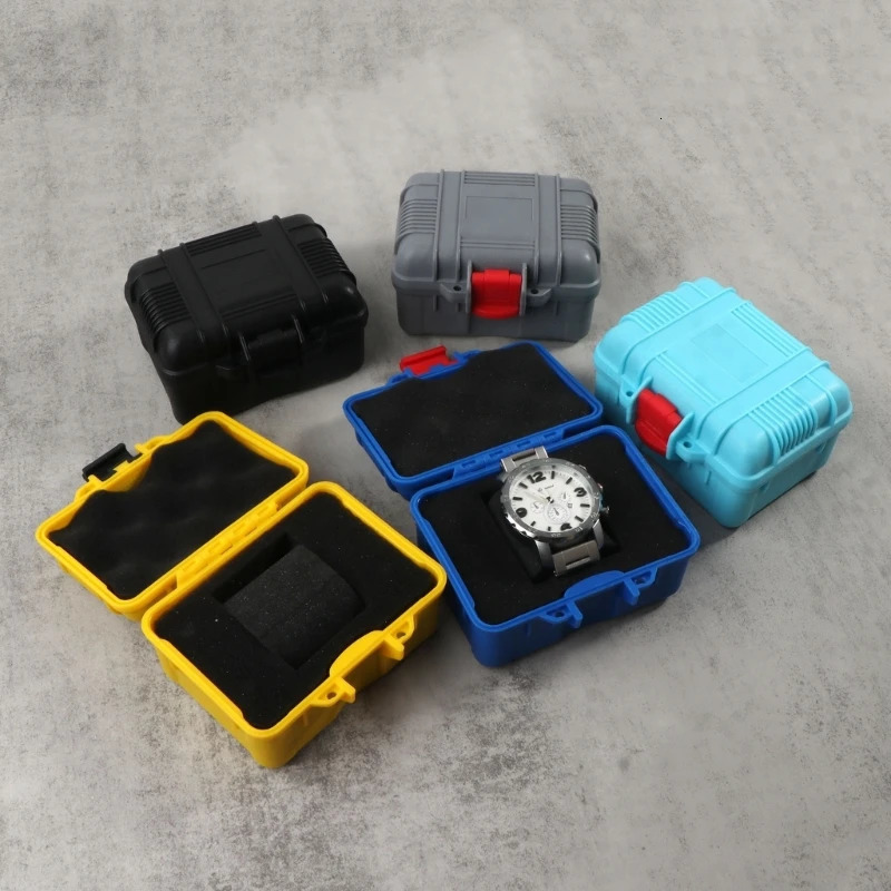 1 Slot Stylish Watch Storage Case Protective Watch Box Watch Storage Box Waterproof Watch Organizer ABS Material 251029