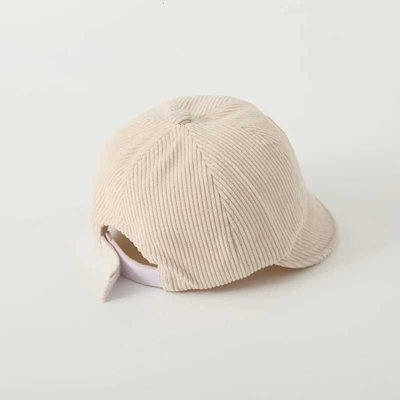 Kids Corduroy Big Brim Duckbill Hat Girl Embroidered Bow Duck Tongue Cap Autumn Baby Sun Visors 13year Children Baseball Hats251028
