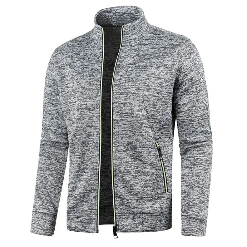 Spring Mens Turndown Collar Sweatshirt Zipper Stand Collar Pullovers Man Sweatshirts Man Zippers Sweater Coats 251029