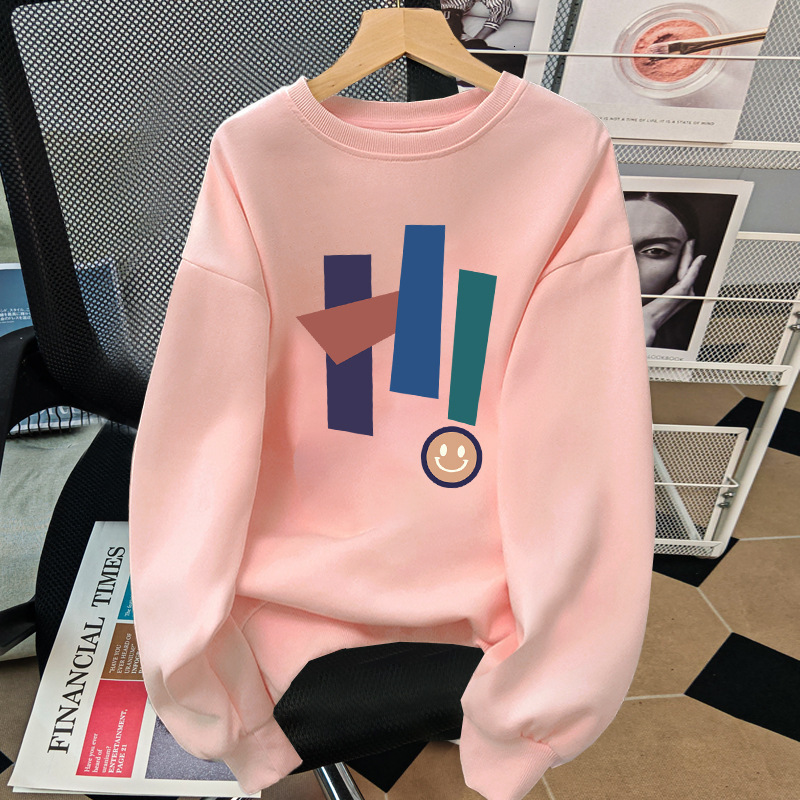 American Ins style age reducing round neck sweatshirt designer wool lining thickened autumn and winter new top suitable for both men and women