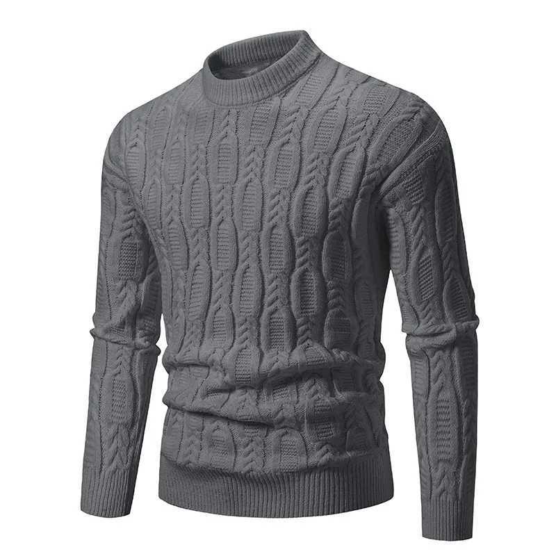 New Mens Crew Neck Sweater Soft Casual Sweaters for Men Autumn Classic Pullover Sweaters Mock Turtleneck Knitted Streetwear J251029