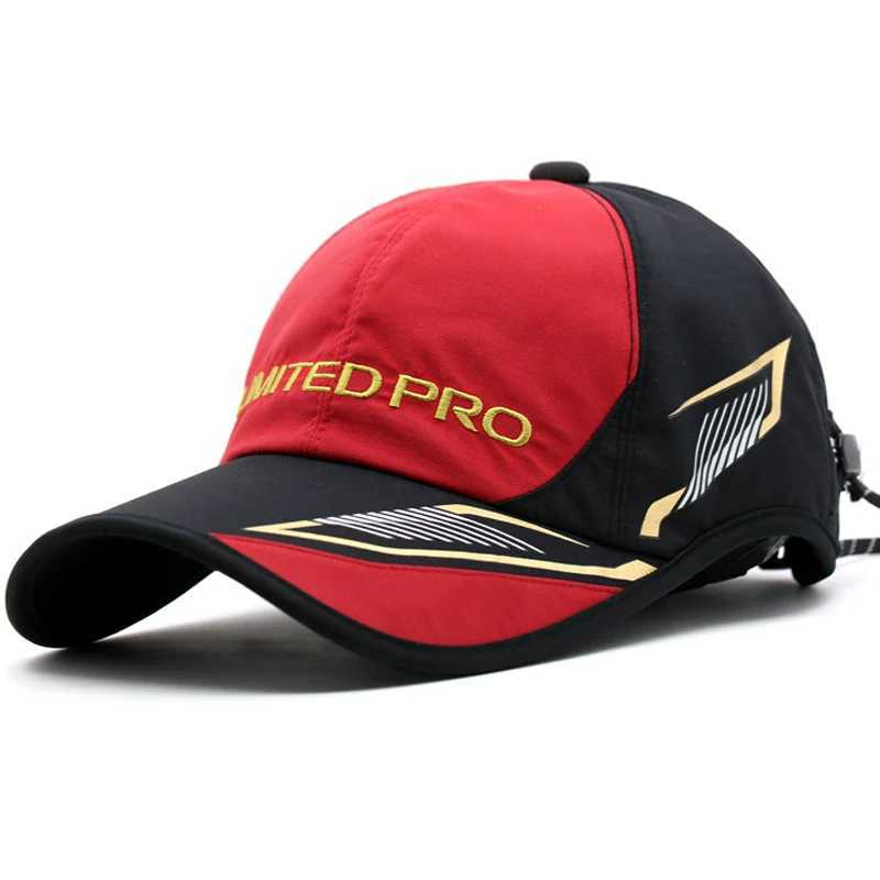 Adjustable Fishing Hats for Men Summer Sunshade Breathable Sun Protection Fishing Caps Waterproof Fishermen Hat Baseball CapW251029