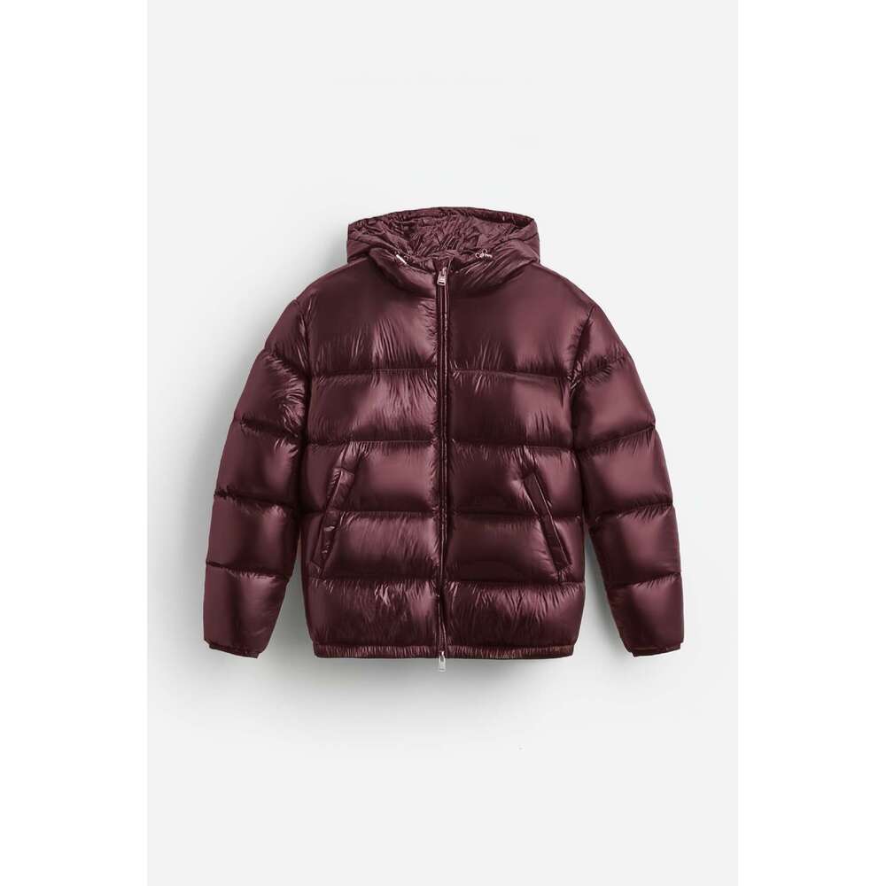 Men's Brand Men Fashion Waterproof Short Parkas Male Lightweight Snow Ski High Quality Glossy Parka Down Cotton