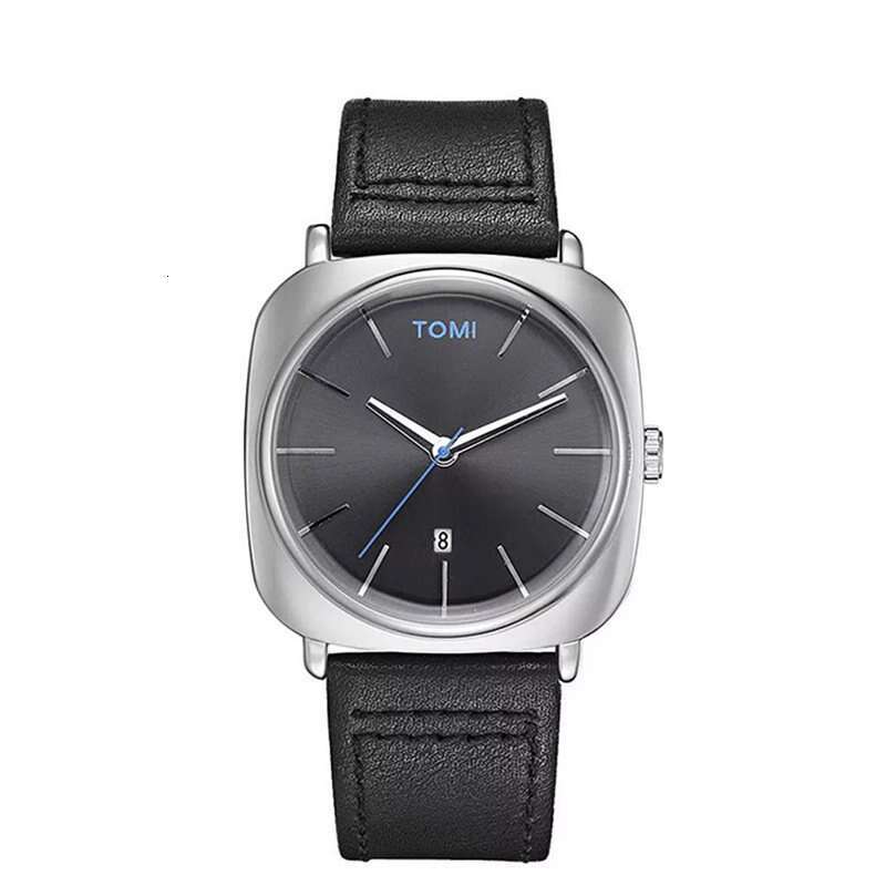 Square Calendar Business Men Non-Mechanical Fashion Version Student Watch