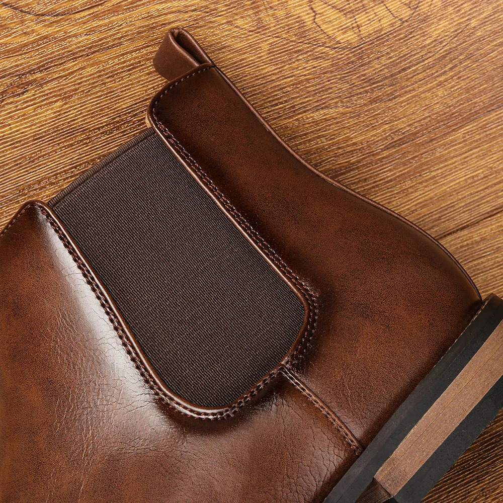 2025 Chelsea Men Boots Fashion Comfortable Leather Boots 251023ww