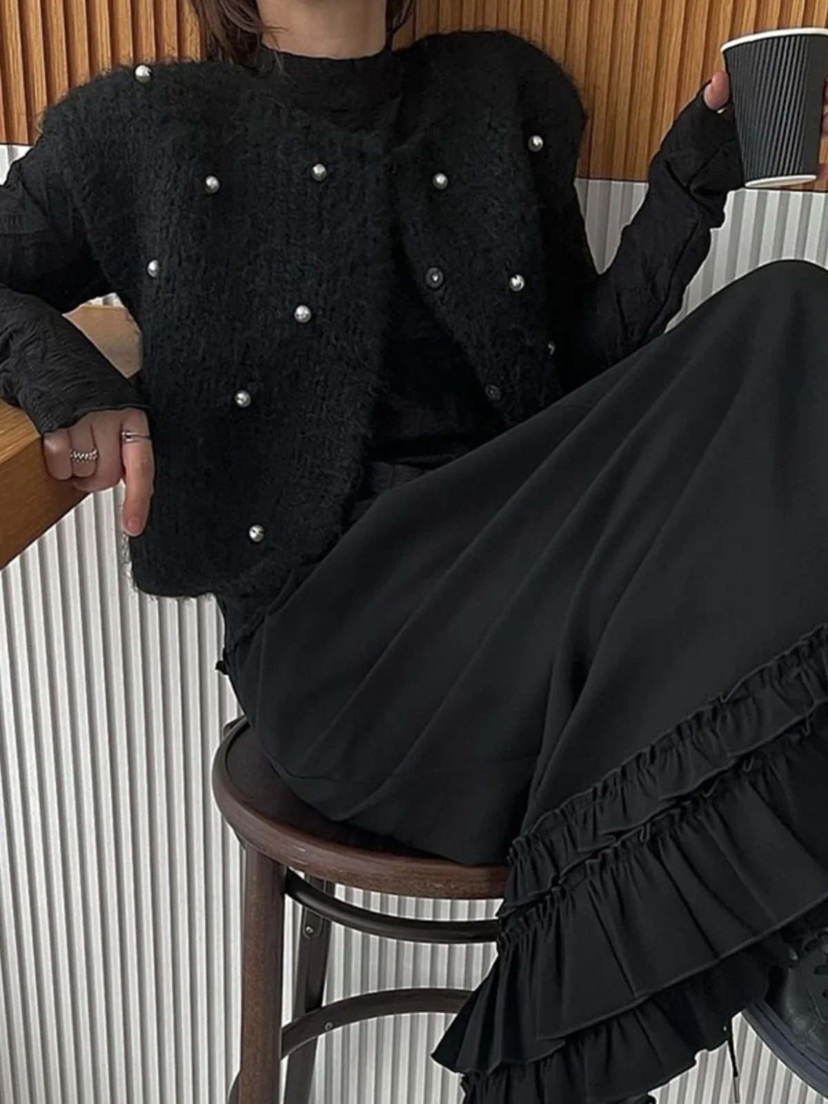 Retro Knitted Sweater Vest Womens Heavy Embroidery ort Cardigan Outerwear Layering Top Warmth Spring Autumn 251029
