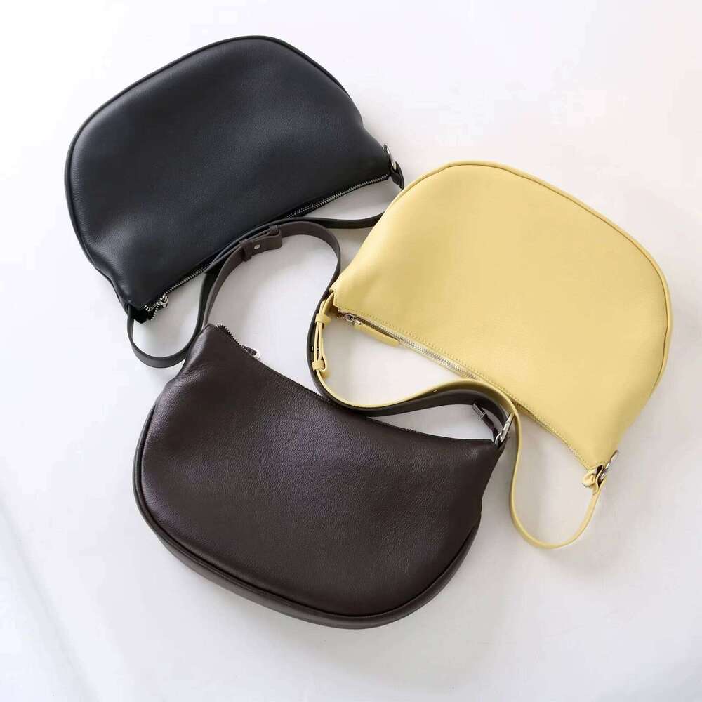 Genuine Leather Underarm New Niche Design Top Layer Cowhide Simple Crossbody Fashionable Ladies Shoulder Bag Suotong1029