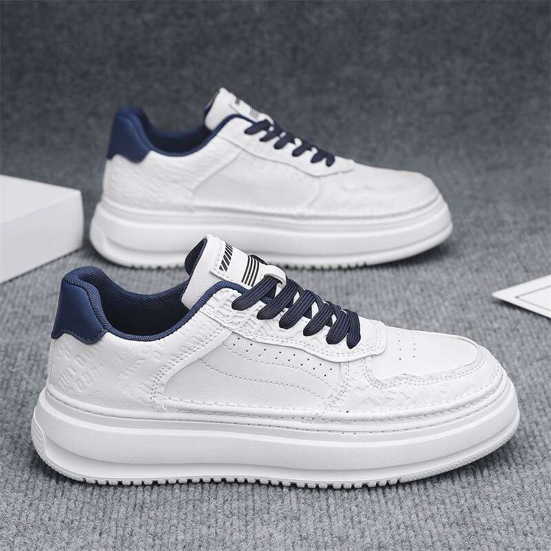 Men's Autumn 2025 New Fashion Soft Sole Shock Absorption Breathable Sports Casual Trendy Versatile White Shoes