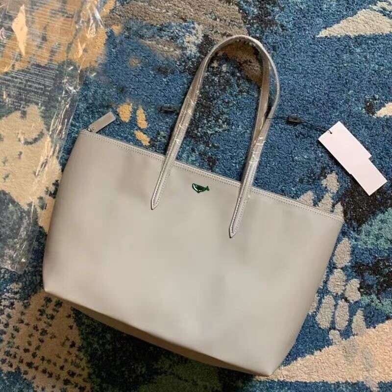 Horizontal French Crocodile Women's Shopping Large Capacity Shoulder Handbag Dumpling Waterproof Tote Mommy Bag