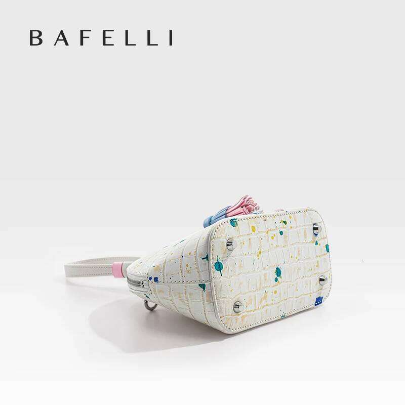 bafelli WOMEN'S NEW BAG ORIGINAL STYLE DESIGNER BRAND HANDBAG TRENDING EVENING FASHION PURSE LEATHER CASUAL COLOR