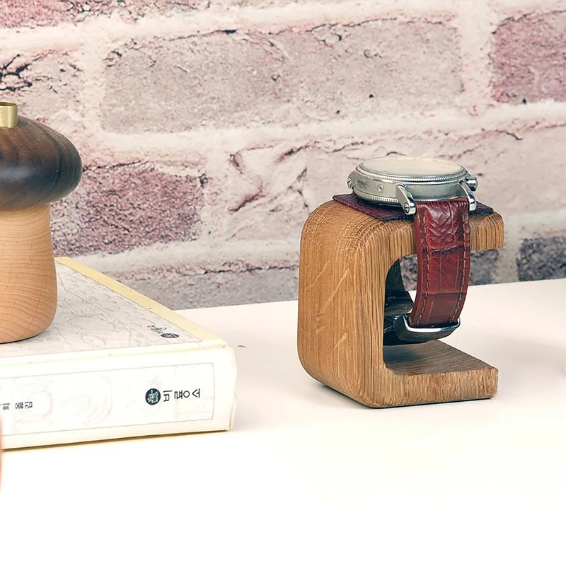Wooden Watch Holder Jewelry Organizer Display Stand For Bracelet Ring Earring Solidwood 251013